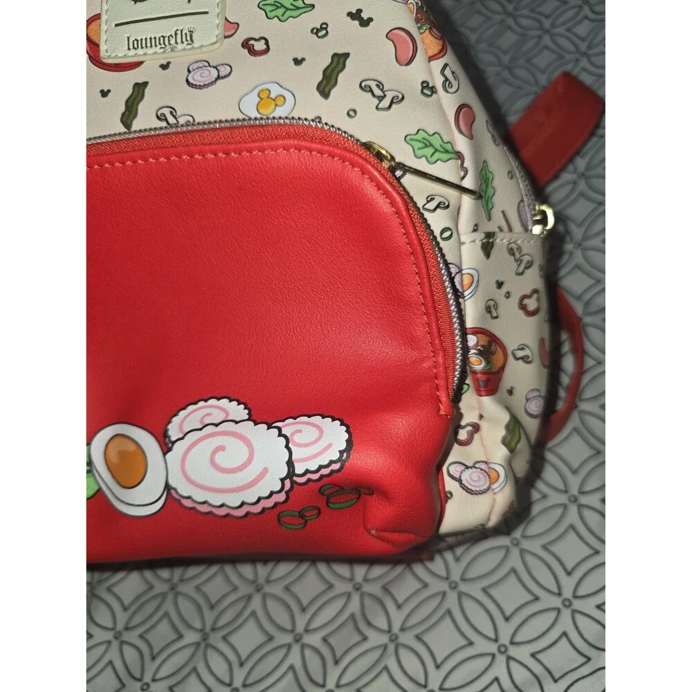 Loungefly disney Mickey mouse shaped food design mini backpack bookbag purse bag